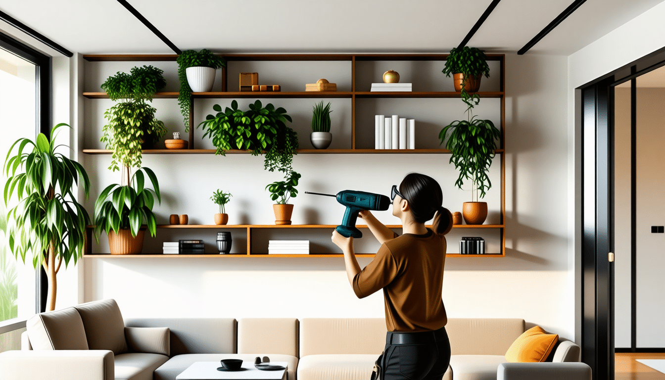 découvrez comment installer facilement une étagère murale au plafond avec nos conseils et astuces pratiques, pour optimiser l'espace et ajouter une touche déco à votre intérieur.